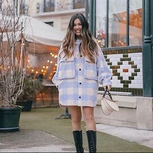 NWOT Plaid Overshirt (Blogger FAv.)